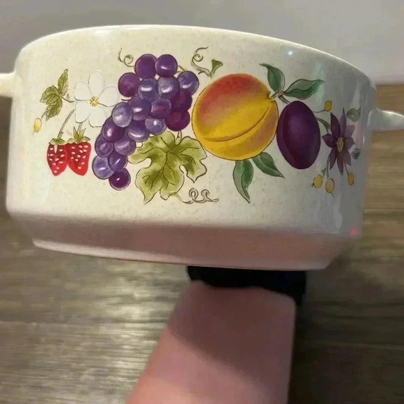 Vintage Lenox Summer Harvest Serving  Dish‎ Casserole Temper Ware - Picture 3 of 5